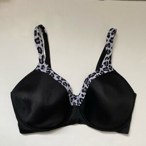 Leading lady bra size 38G leopard print black